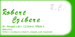 robert czibere business card